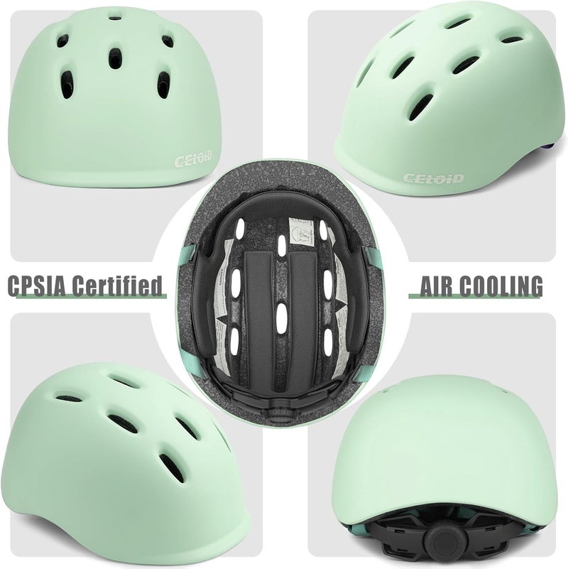 CELOID Kids Bike Helmet,Toddler Cyling Helmets for Ages 5-8-9-10-12-14-16Years Youth Boys & Girls,Child Adjustable Multi-Sport Bicycle Skateboard Roller Skate Scooter Balance Skateboarding Helmet - Image 2
